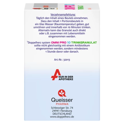 Abbildung der Produktverpackung Doppelherz system OMNI PRO 10 Seitenansicht links